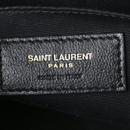 Saint Laurent Calfskin Matelasse Monogram Lou Camera Bag Dark Beige 6 of 9