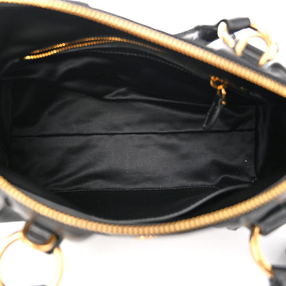 Miu Miu Nappa Joie Satchel Black 5 of 9