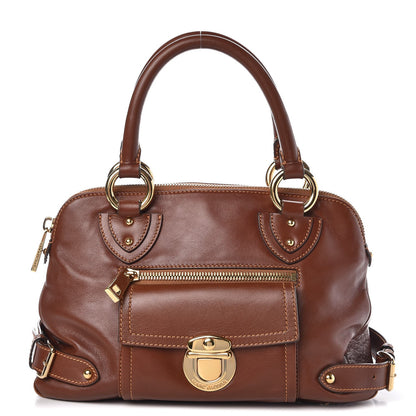 Marc Jacobs Calfskin Elise Satchel Brown 1 of 10