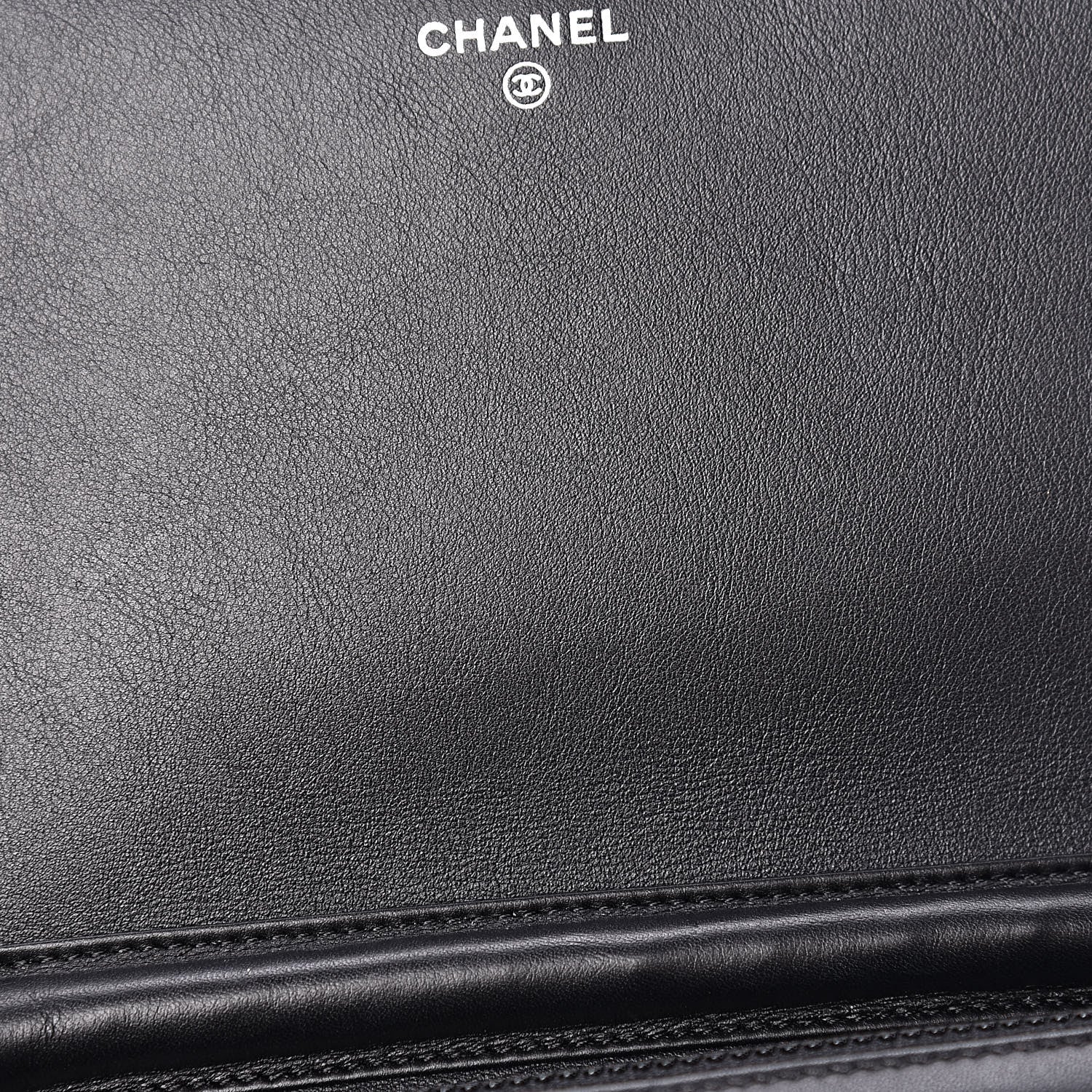 Chanel Patent Strass Wallet On Chain WOC Black 13 of 15
