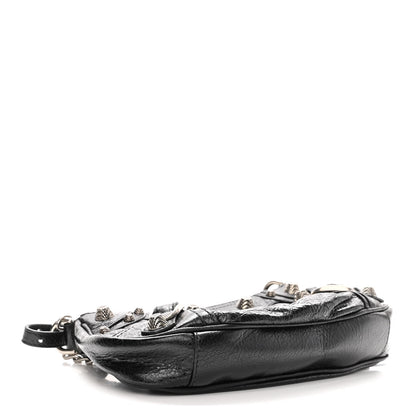 Balenciaga Agneau Arena Le Cagole Mini Purse With Chain Black 4 of 9