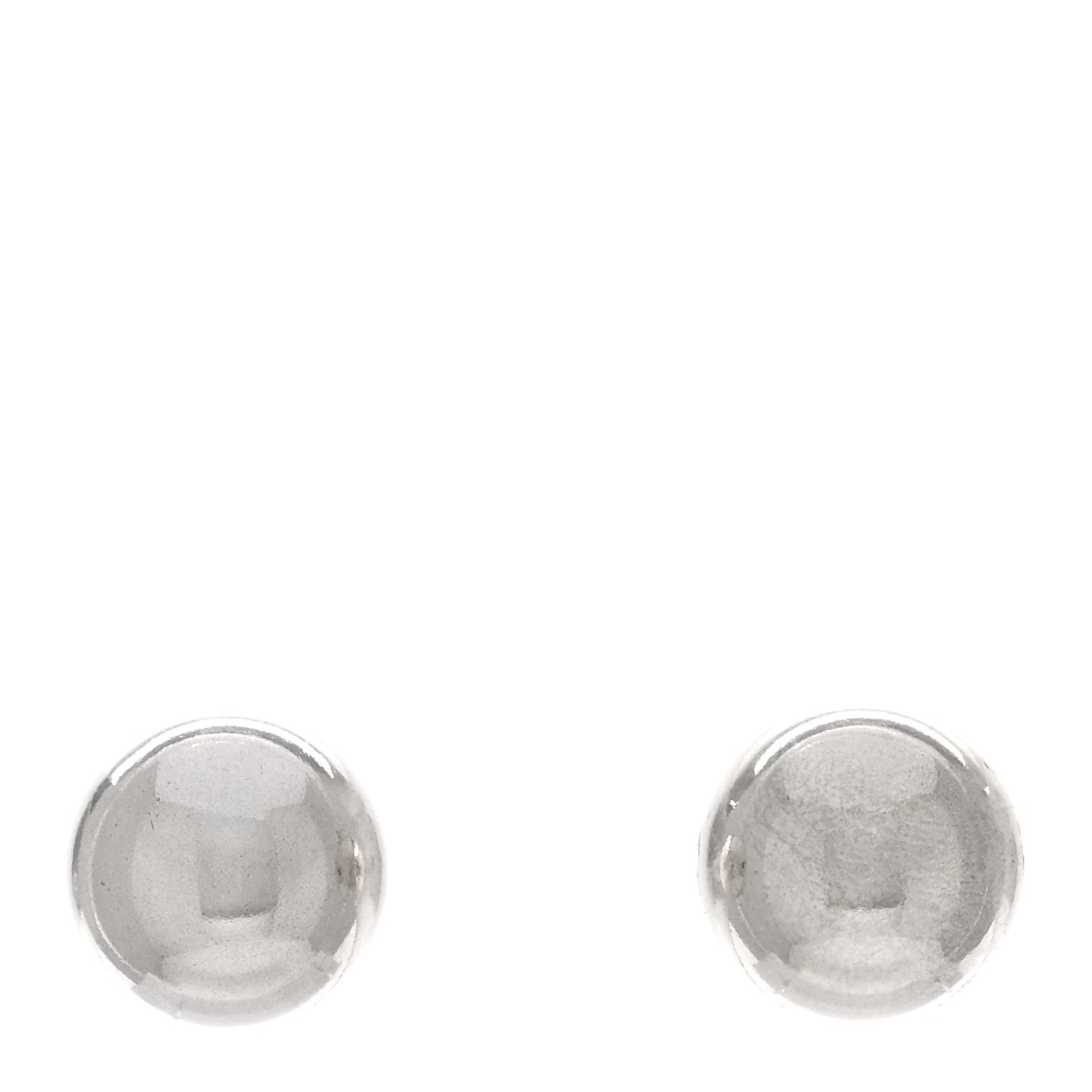 Tiffany Sterling Silver 10mm Hardwear Ball Earrings 1 of 4