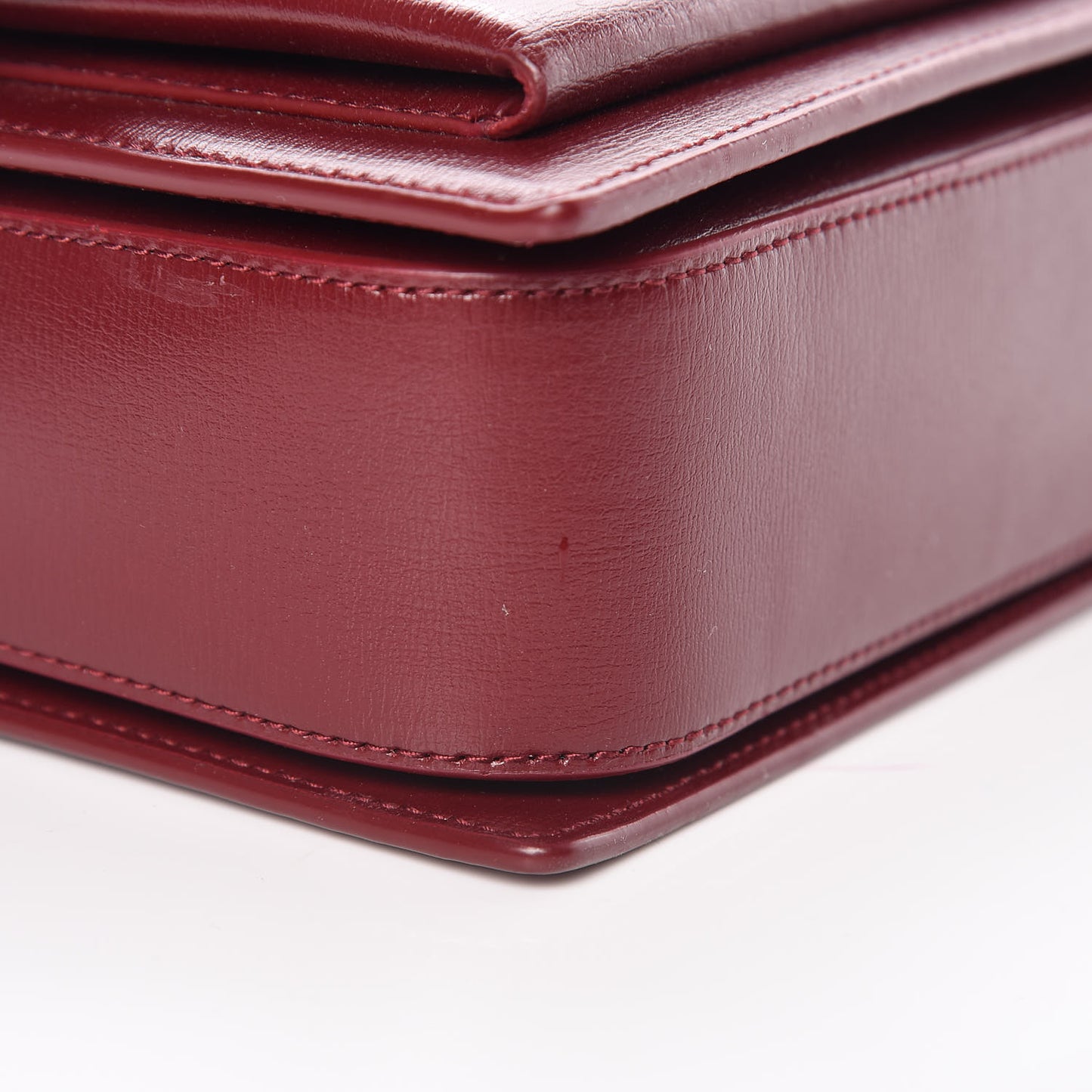 Calfskin Medium Bellechasse Satchel Burgundy
