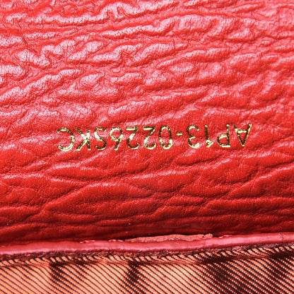 3.1 Phillip Lim 3.1 Textured Calfskin Mini Pashli Satchel Red 7 of 7