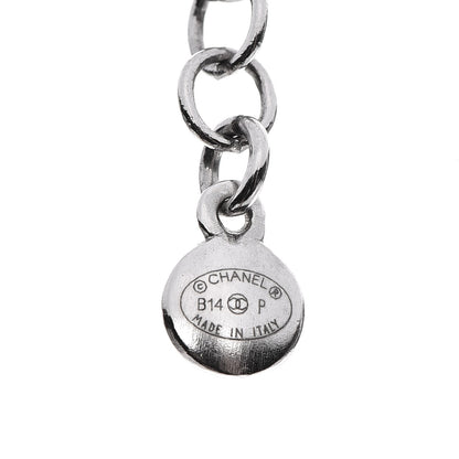 Chanel Pearl Cluster CC Long Necklace Silver 6 of 6