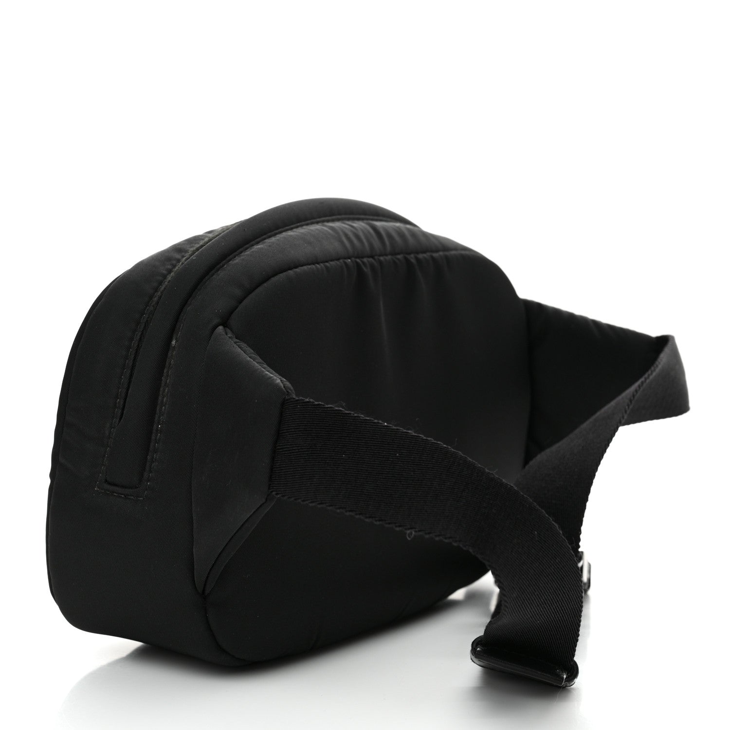 Prada Tessuto Nylon Soft Padded Belt Bag Black 3 of 12