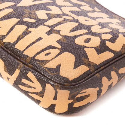 Louis Vuitton Monogram Graffiti Pochette Accessories Peach 4 of 7