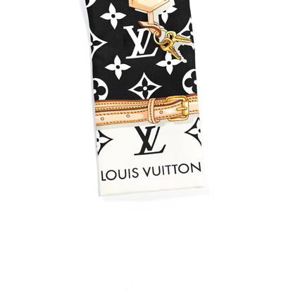Louis Vuitton Silk Monogram Confidential Bandeau Black 3 of 4