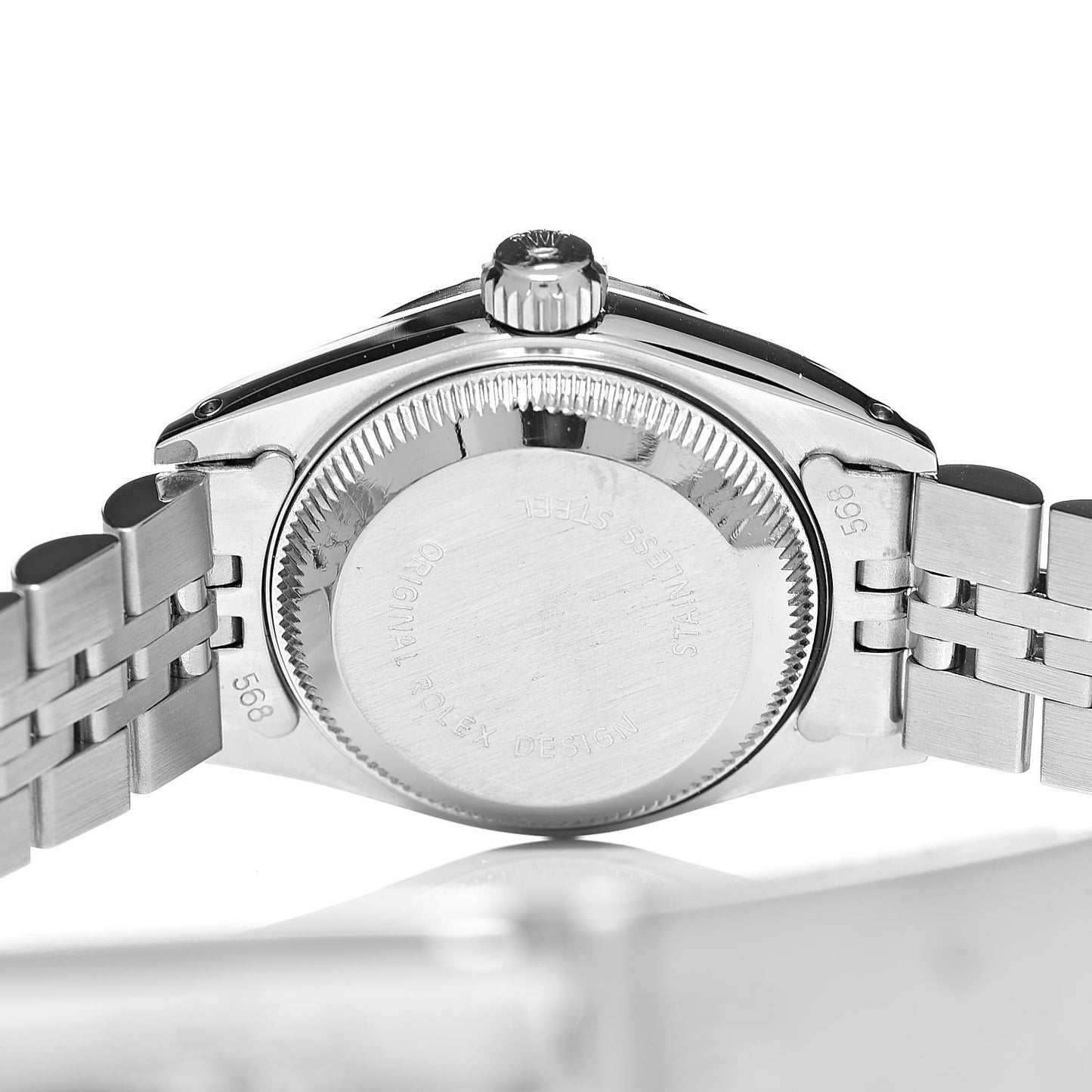 Stainless Steel 26mm Oyster Perpetual Datejust Watch Black 69240