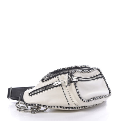 Alexander Wang Lambskin Attica Studded Belt Bag White 4 of 10