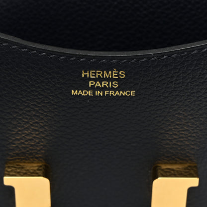 Hermes Evercolor Constance Slim Wallet Bleu Nuit 7 of 9
