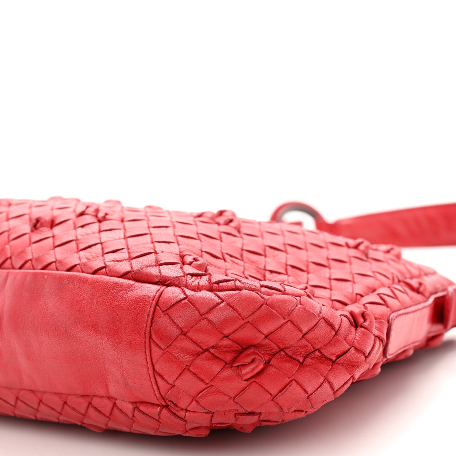 Bottega Veneta Nappa Intrecciato Naruto Knot Hobo Fraise 10 of 14