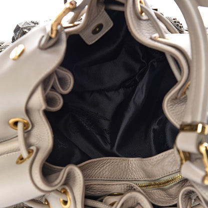 Burberry Prorsum Calfskin Mason Warrior Beige 5 of 11