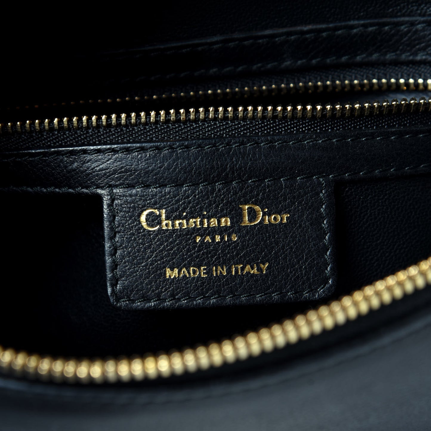 Calfskin Top Handle Flap Black