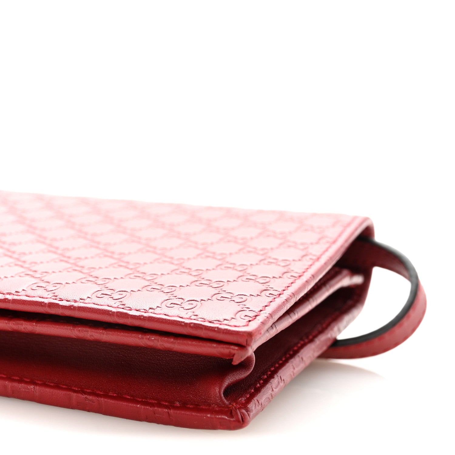 Gucci Microguccissima Crossbody Wallet Red 9 of 10