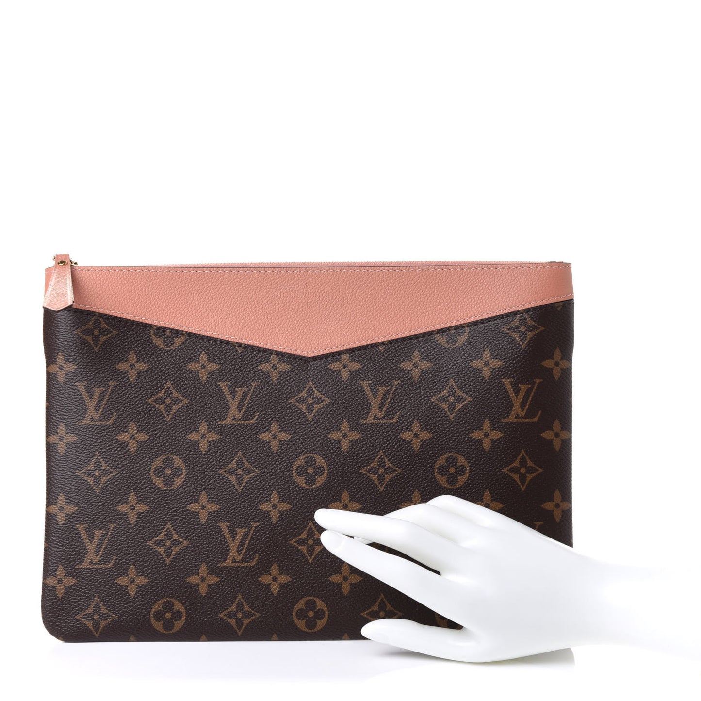 Monogram Daily Pouch Peach