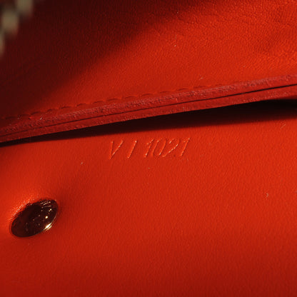 Louis Vuitton Vernis Lexington Fleurs Pochette Orange 6 of 7