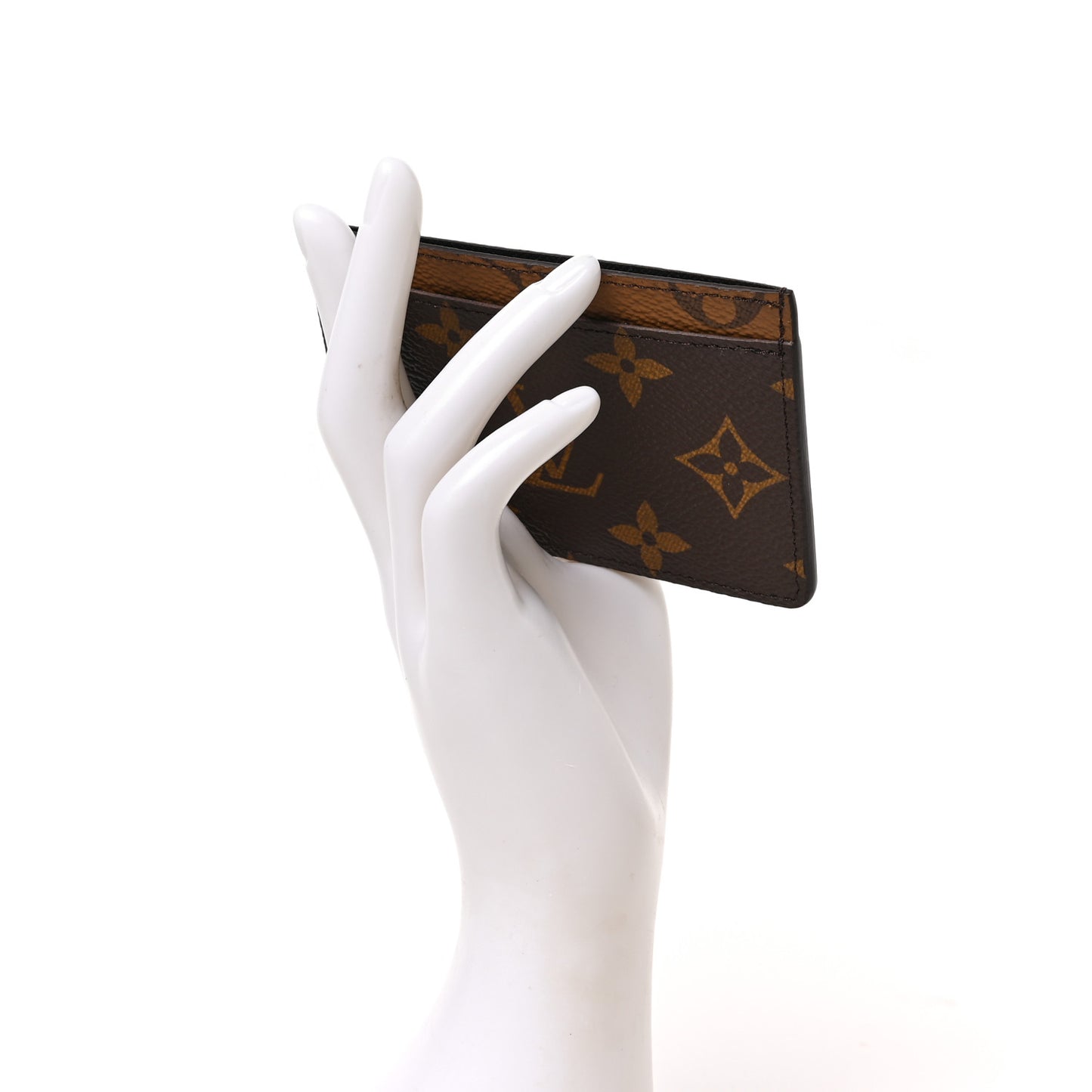 Reverse Monogram Card Holder
