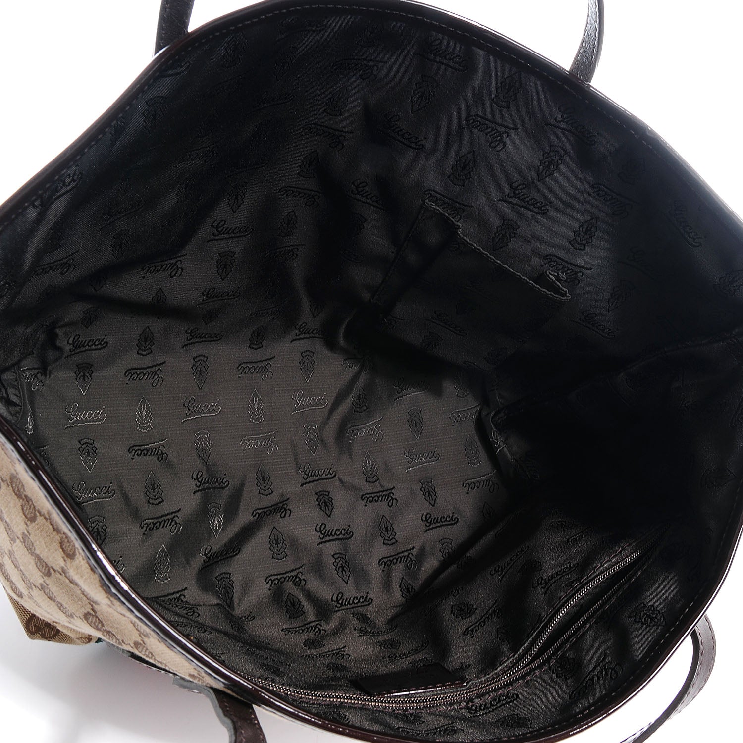 Gucci Monogram Web Medium Jolie Tote Brown 5 of 7