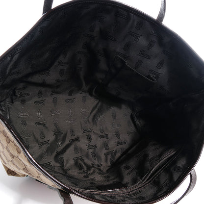 Gucci Monogram Web Medium Jolie Tote Brown 5 of 7