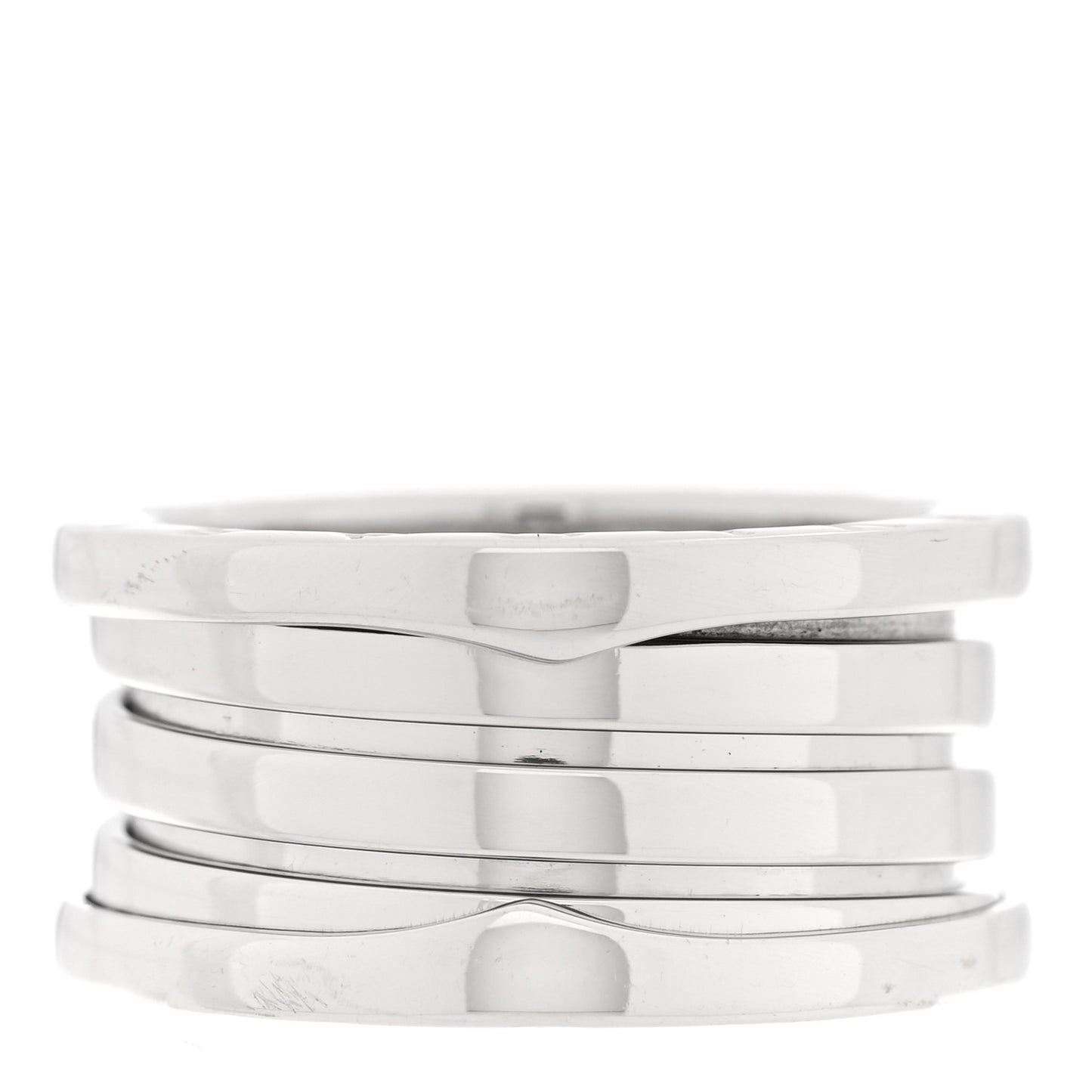18K White Gold B.Zero1 Three-Band Ring 53 6.5