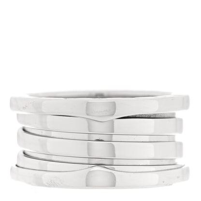 Bulgari 18K White Gold B.Zero1 Three-Band Ring 53 6.5 3 of 5