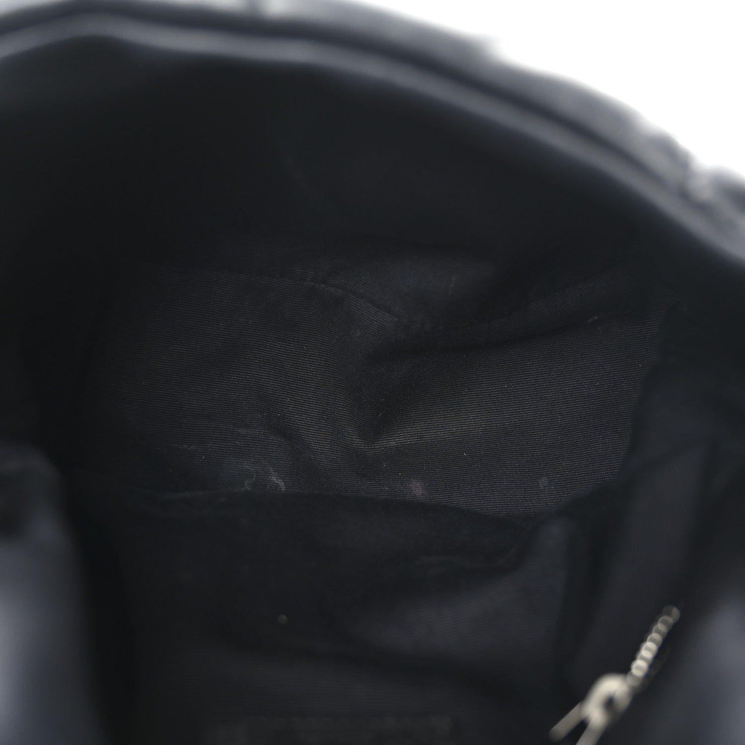 Saint Laurent Lambskin Quilted Small Loulou Puffer Monogram Chain Satchel Black 5 of 10