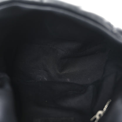 Saint Laurent Lambskin Quilted Small Loulou Puffer Monogram Chain Satchel Black 5 of 10
