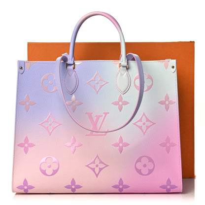 Louis Vuitton Monogram Giant Spring In The City Onthego GM Sunrise Pastel 10 of 10