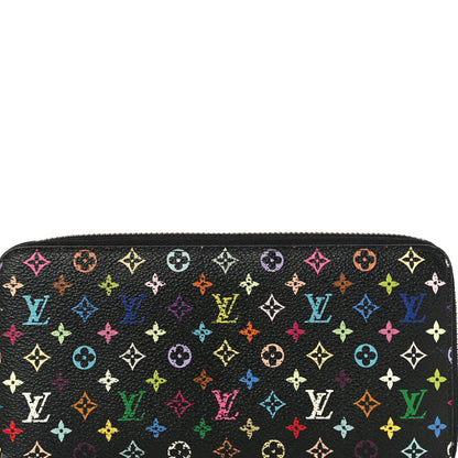 Louis Vuitton Monogram Multicolor Zippy Wallet Black Grenade 7 of 15