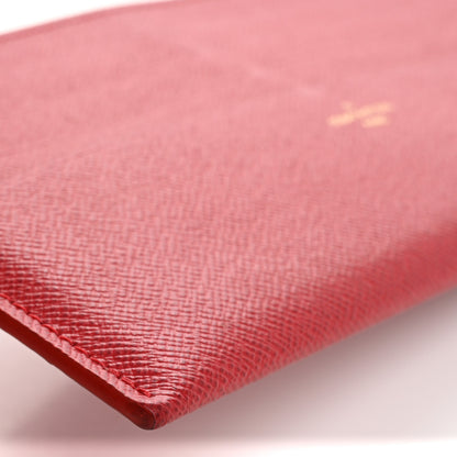 Louis Vuitton Calfskin Felicie Card Holder Insert Cherry 7 of 11