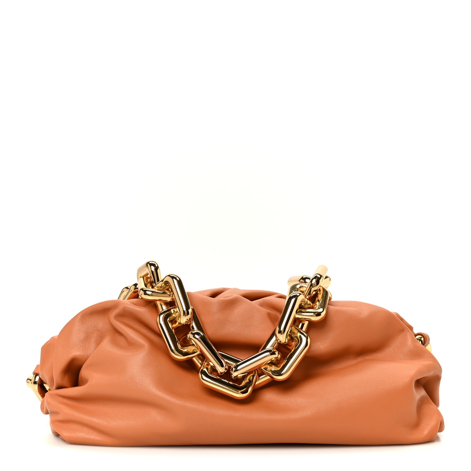 Bottega Veneta Calfskin The Pouch Chain Clay 1 of 11