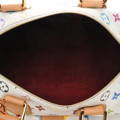 Louis Vuitton Monogram Multicolor Speedy 30 White 5 of 7