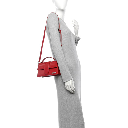 Jacquemus Glazed Calfskin Le Grand Bambino Red 2 of 13