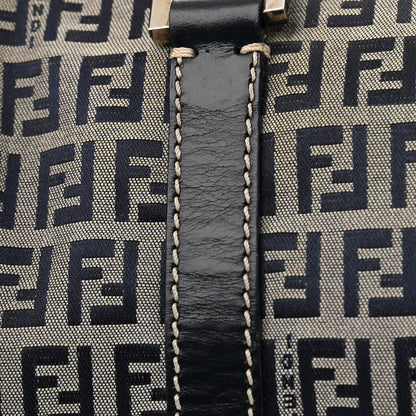 Fendi Zucca Boston Navy 12 of 13