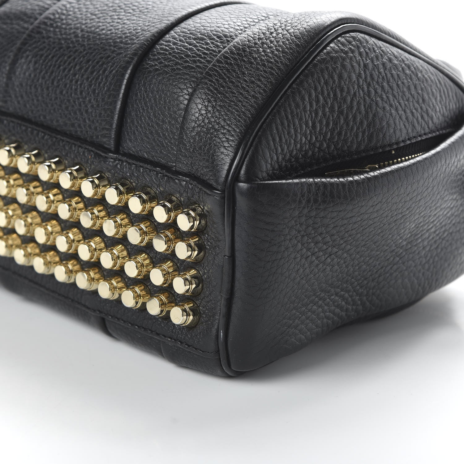 Alexander Wang Pebbled Lambskin Rockie Black Pale Gold Hardware 7 of 9