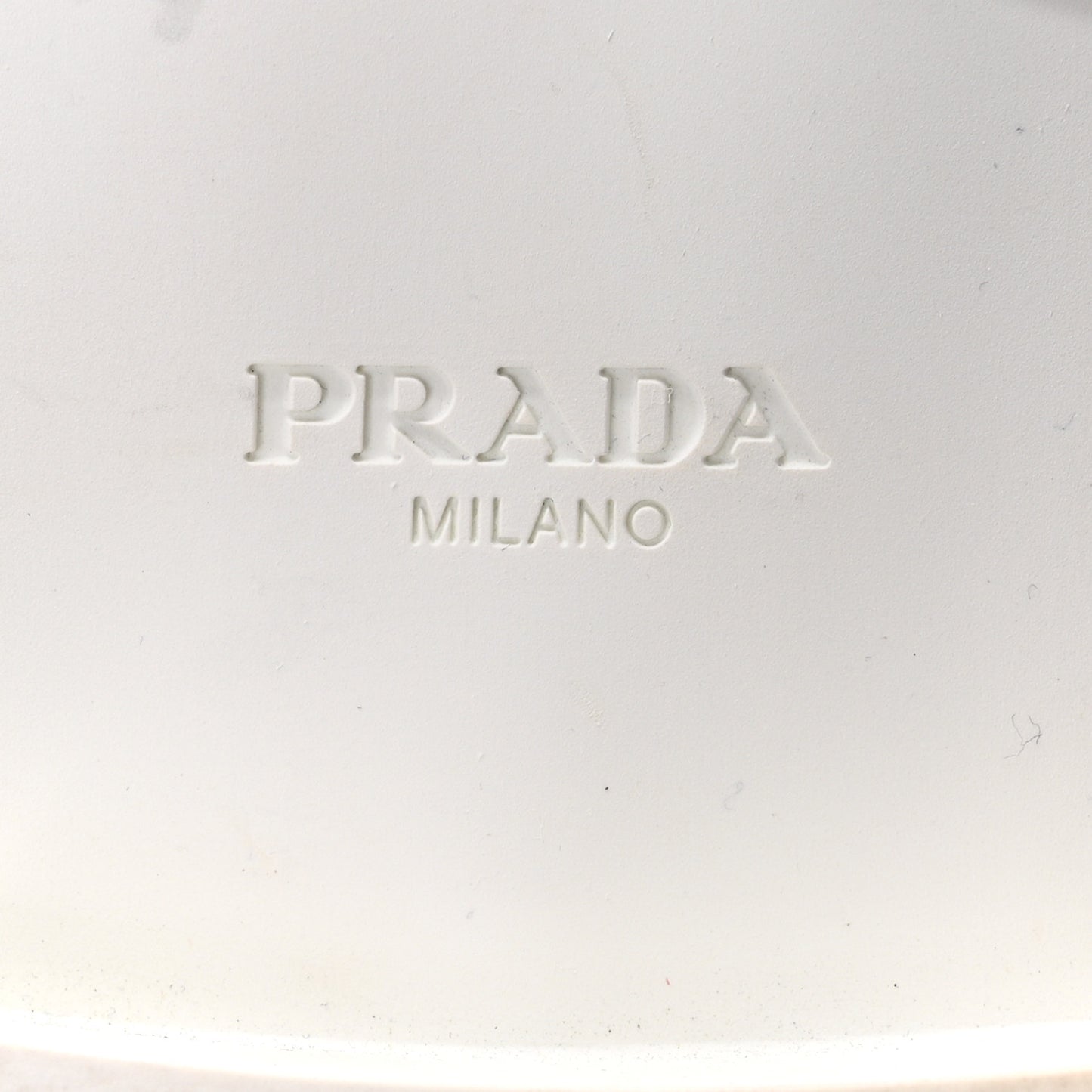 Spazzolato Metal Triangle Logo 40mm Loafer Mules 37.5 White