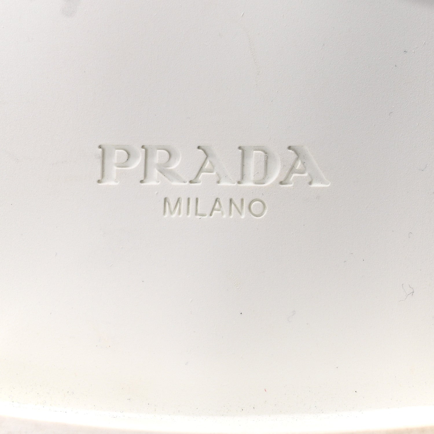 Prada Spazzolato Metal Triangle Logo 40mm Loafer Mules 37.5 White 8 of 14