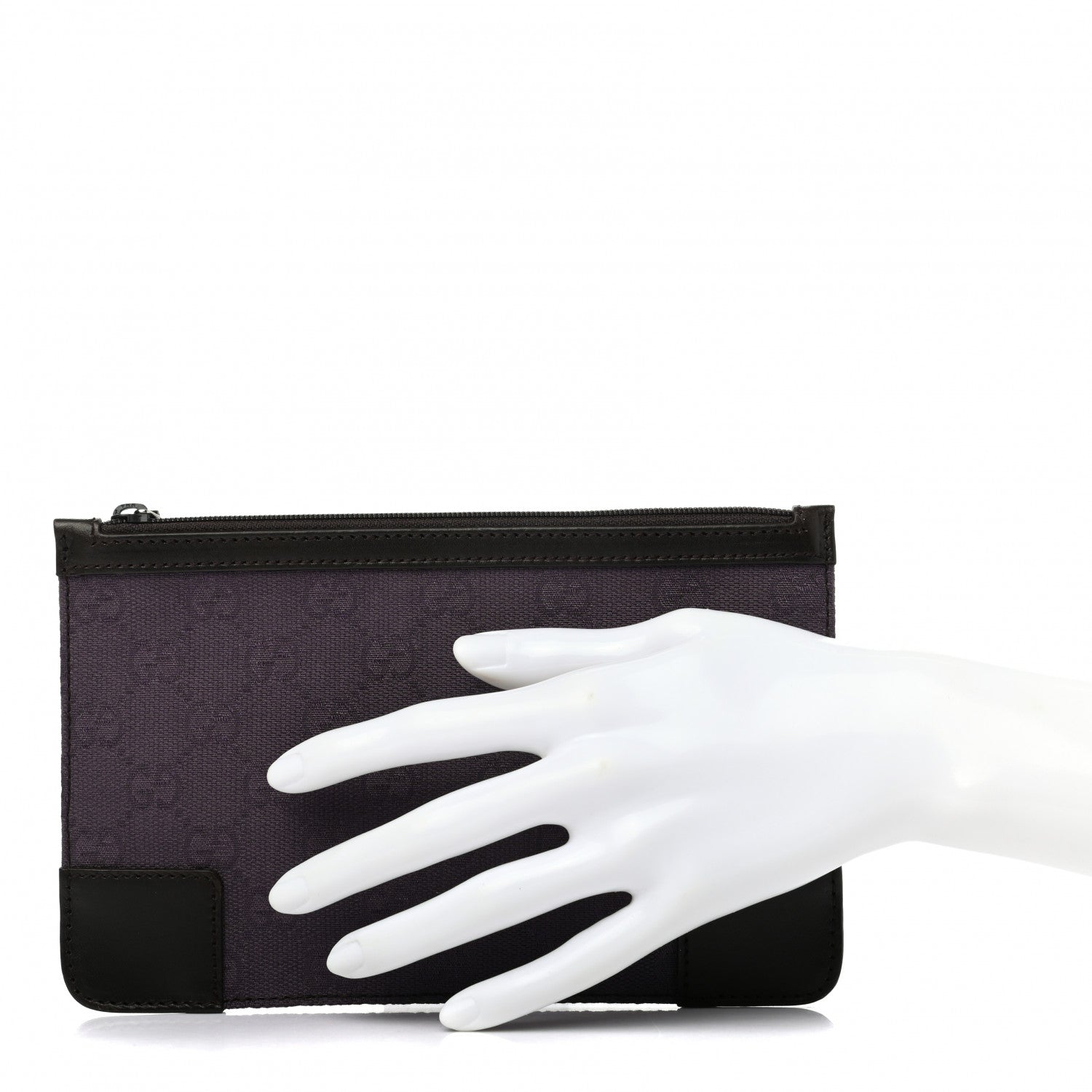 Gucci Monogram Zip Pouch Purple 2 of 7