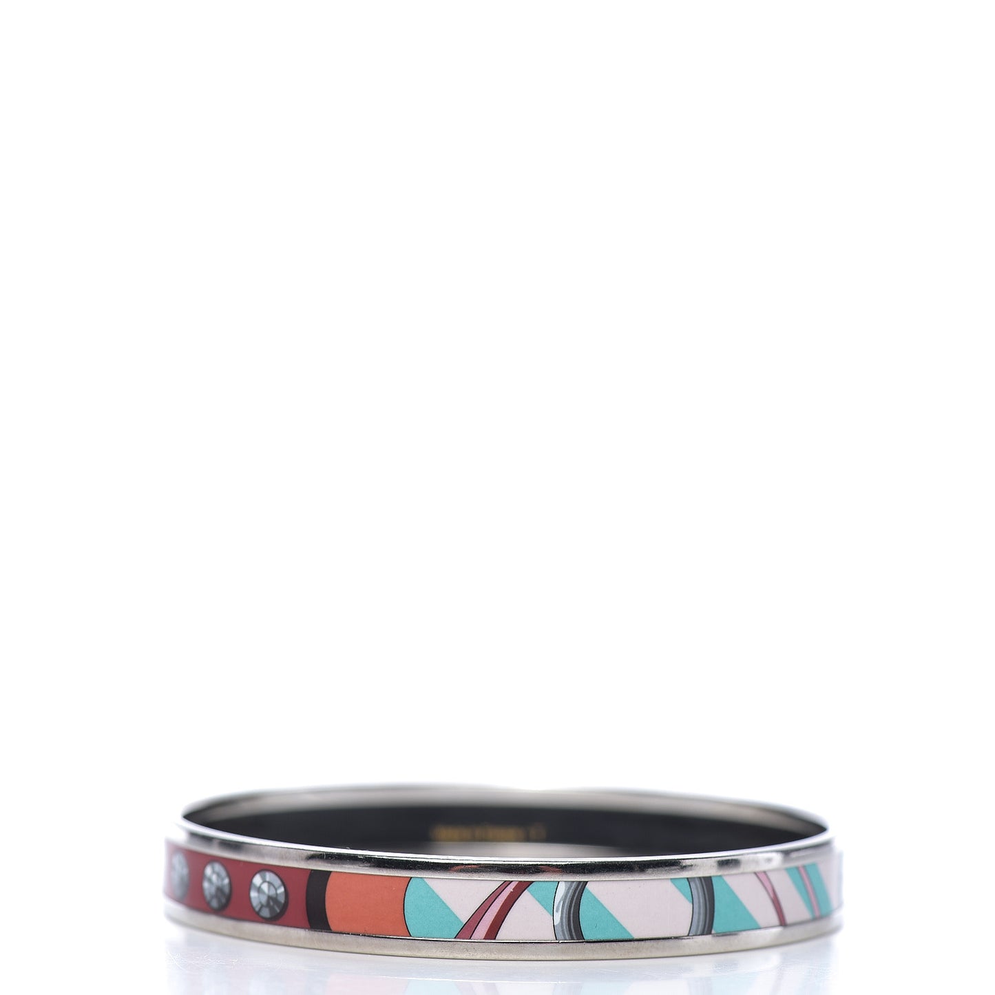 Enamel Printed Narrow Coaching Bracelet 65