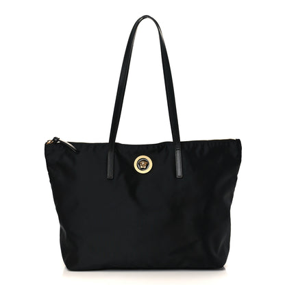 Versace Nylon Medusa Tote Black 1 of 7
