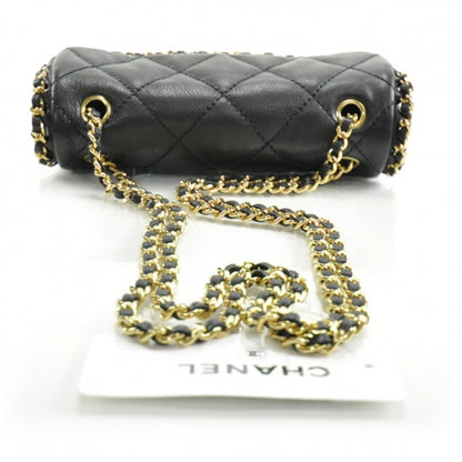 Chanel Leather Mini Chain Me Flap Black 5 of 11