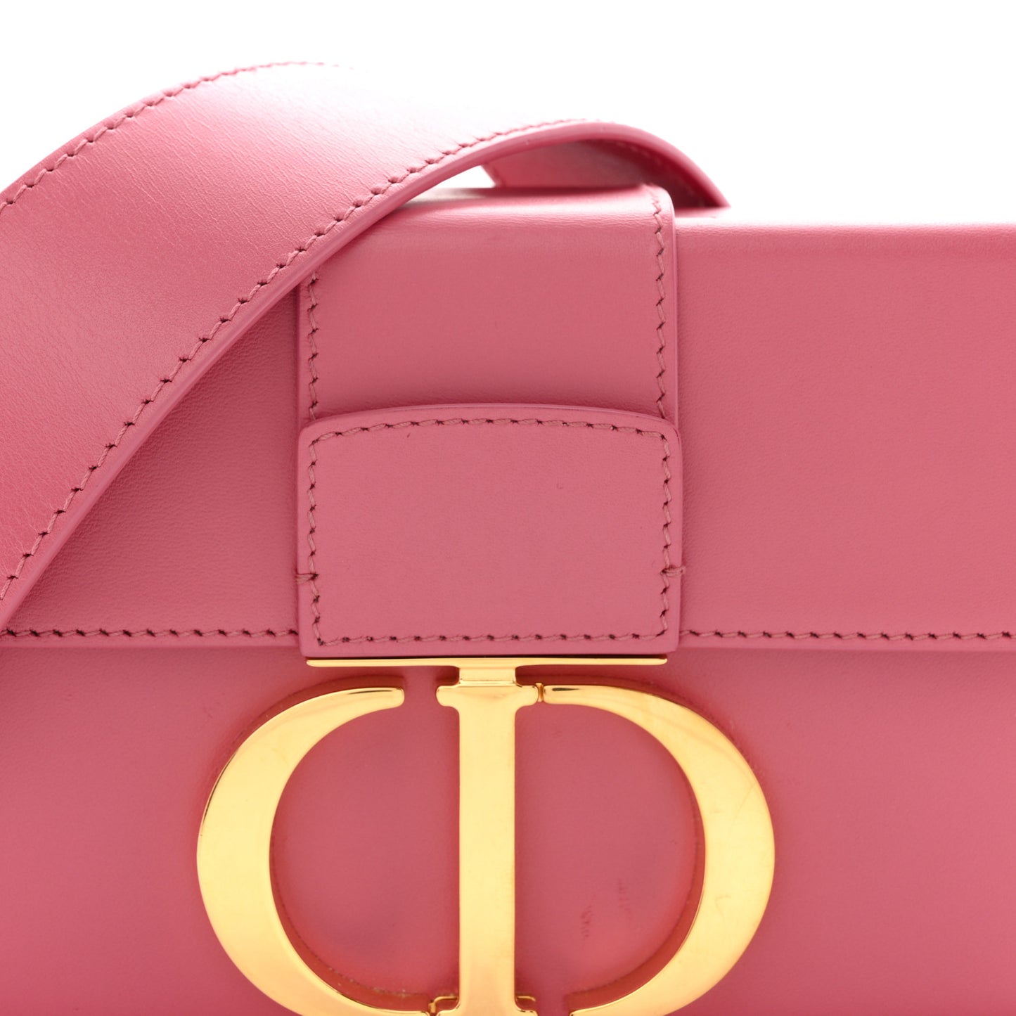Smooth Calfskin 30 Montaigne Box Bag Pink