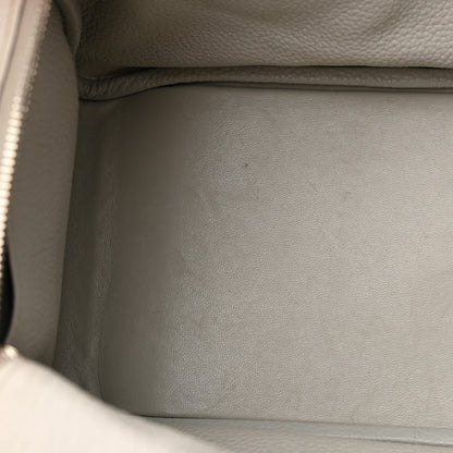 Hermes Taurillon Clemence Lindy 30 Gris Perle 13 of 18