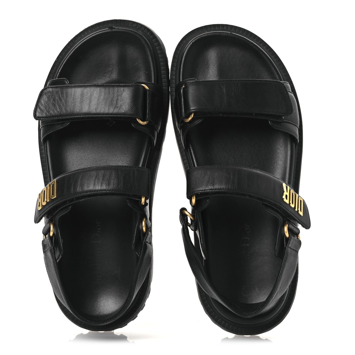 Lambskin Dioract 10mm Sandals 39 Black
