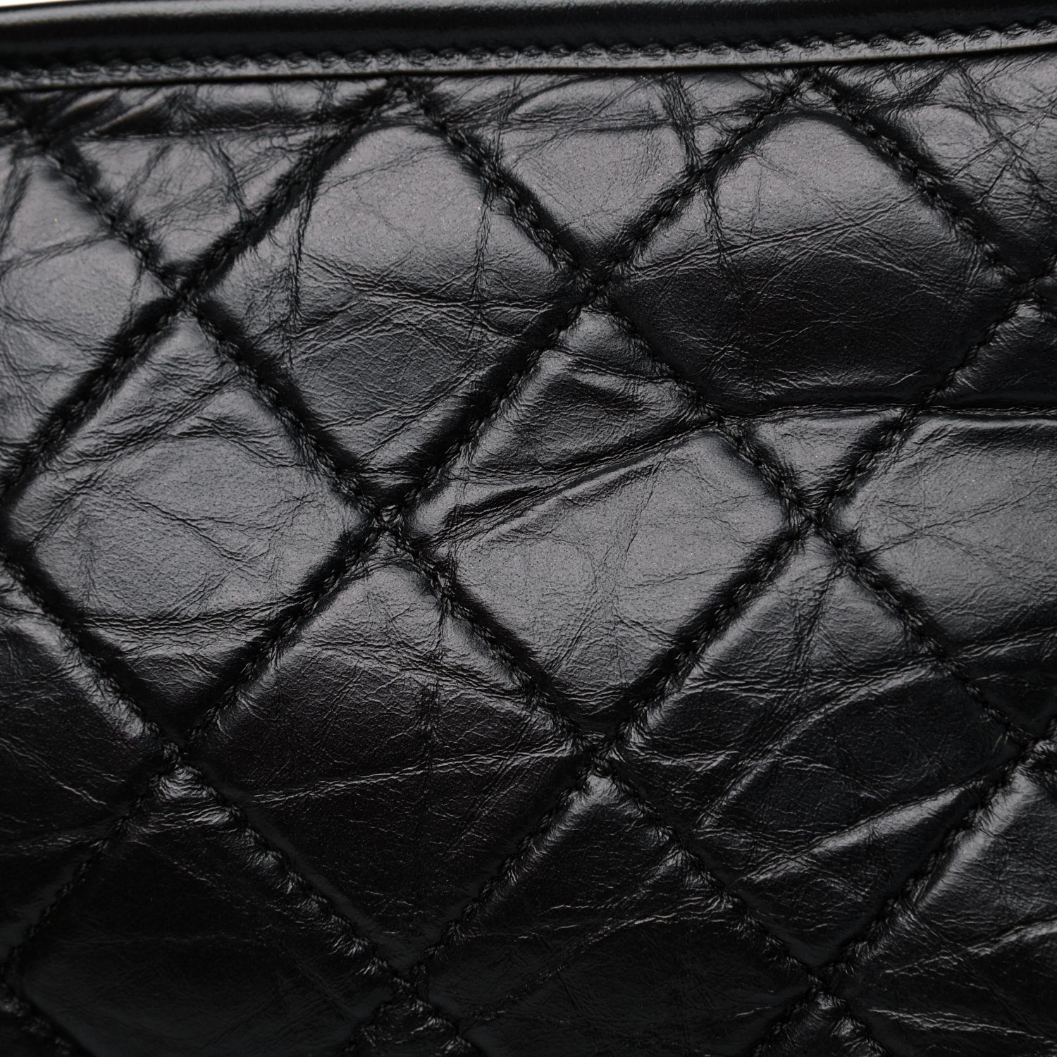 Chanel Aged Calfskin Quilted Small Gabrielle Hobo Black 15 of 16