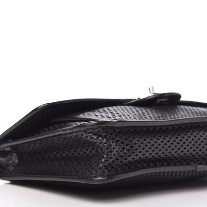 Chanel Perforated Calfskin Large Up In The Air Flap Black 6 of 10