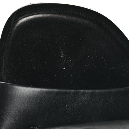 Hermes Calfskin Womens Ilot 50 Sandals 36 Black 9 of 10