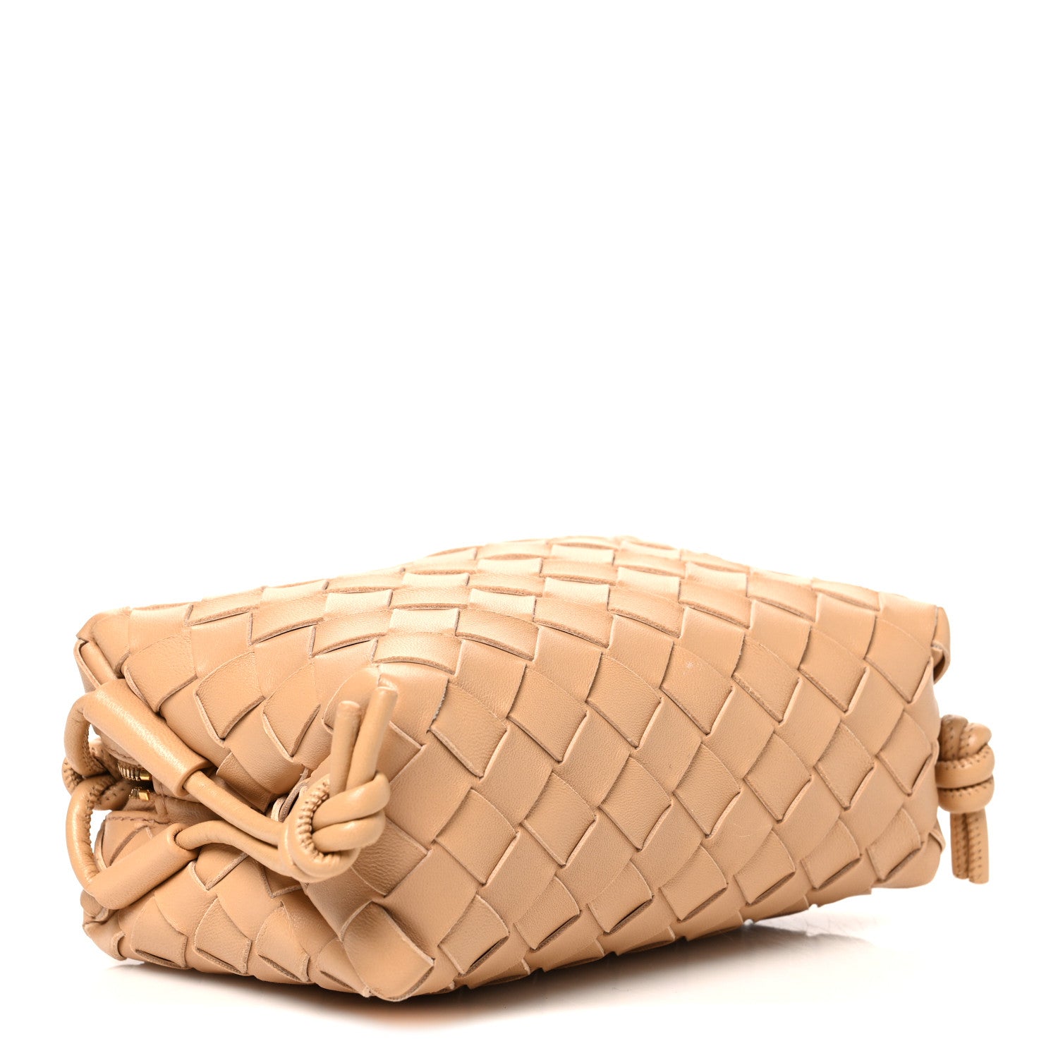 Bottega Veneta Nappa Intrecciato Mini Loop Camera Bag Almond 3 of 8