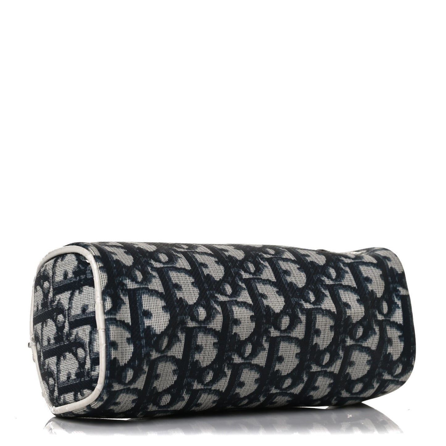 Monogram Girly Cosmetic Case Black White